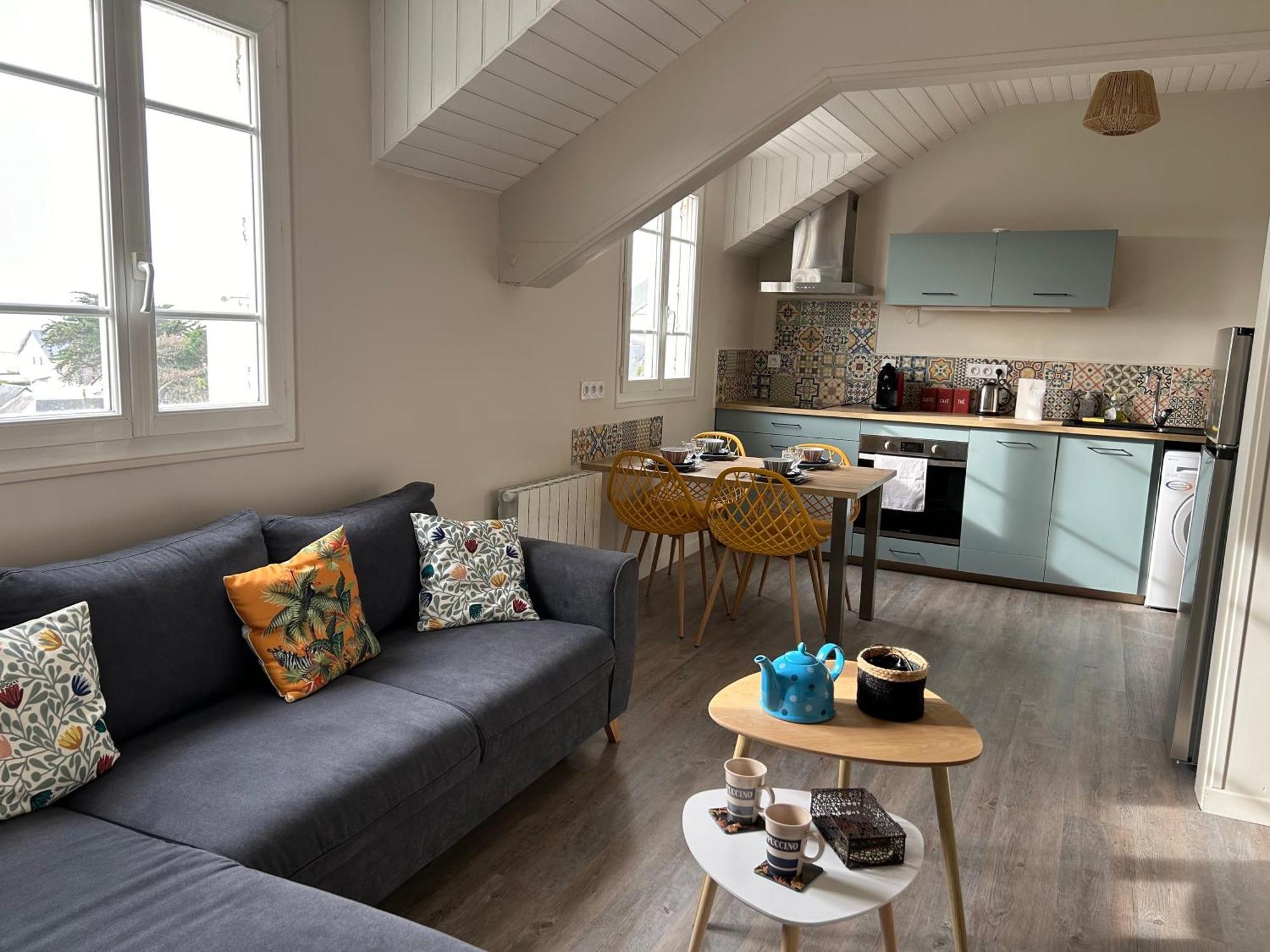 Appartement Pour Evasion Marine A Hauteville Sur Mer 外观 照片